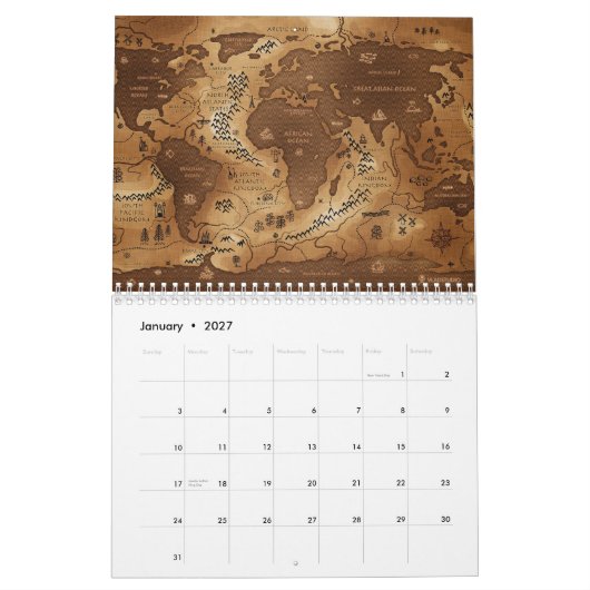 Mural Calendrier de Vladstudio 2008 (Jan 2027)