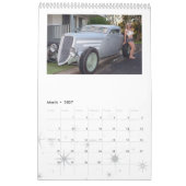 Mural Calendrier de voitures de hot rod (Mar 2027)