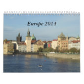 Mural Calendrier de voyage de l'Europe 2014 (Protection)