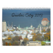 Mural Calendrier de voyage de Québec Canda 2013 (Protection)