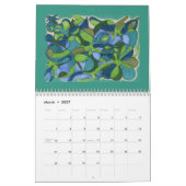 Mural calendrier déchiré en lambeaux d'air de 2014 (Mar 2027)
