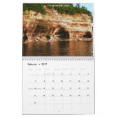 Mural Calendrier décrit de 2015 roches (Feb 2027)