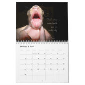 Mural Calendrier d'écureuil (Feb 2027)