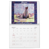 Mural Calendrier d'édredon d'art (Mar 2026)