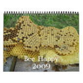 Mural Calendrier des abeilles heureux (Protection)