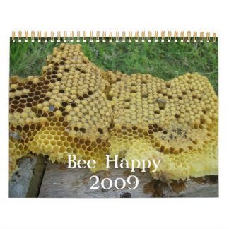 Mural Calendrier des abeilles heureux