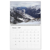Mural Calendrier des Alpes suisses 2014 (Feb 2027)