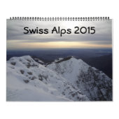 Mural Calendrier des Alpes suisses 2015 (Protection)