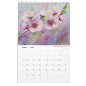 Mural Calendrier des beaux-arts 2025 saisons (Mar 2026)