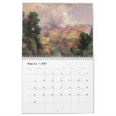 Mural Calendrier des beaux-arts Paysages et paysage mari (Feb 2027)