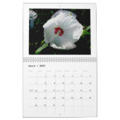 Mural Calendrier des blancs floraux (Mar 2027)