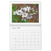 Mural Calendrier des blancs floraux (Jan 2027)