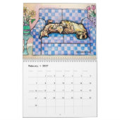Mural Calendrier des chats 2013 par Molly Harrison (Feb 2027)