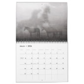 Mural Calendrier des chevaux artistiques 2014 (Mar 2026)