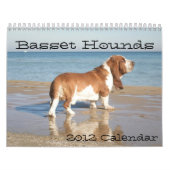 Mural Calendrier des chiens de basset 2012 (Protection)