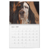 Mural Calendrier des chiens de basset 2012 (Mar 2027)