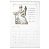 Mural Calendrier des citations 2013 de Jane Austen (Mar 2027)