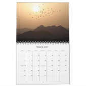 Mural calendrier des couchers du soleil 2012 (Mar 2027)