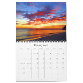 Mural calendrier des couchers du soleil 2012 (Feb 2027)