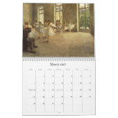 Mural Calendrier des danseurs classiques 2011 d'Edgar (Mar 2027)