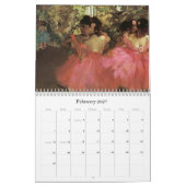 Mural Calendrier des danseurs classiques 2011 d'Edgar (Feb 2027)