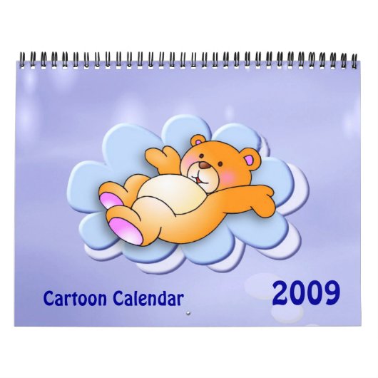 Mural Calendrier des dessins animés 2009 (Protection)