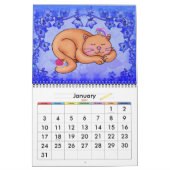 Mural Calendrier des dessins animés 2009 (Jan 2027)