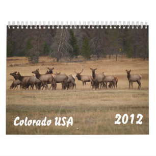 Mural Calendrier des États-Unis du Colorado