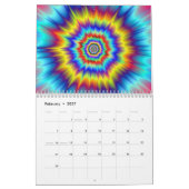 Mural Calendrier des explosions de couleur (Feb 2027)