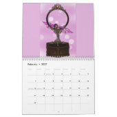 Mural Calendrier des fées colorées (Feb 2027)