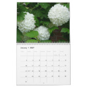 Mural Calendrier des fleurs 20XX (Jan 2027)