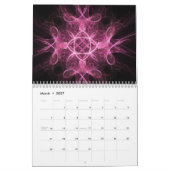 Mural Calendrier des fractales 2011 d'Apophysis (Mar 2027)