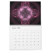 Mural Calendrier des fractales 2011 d'Apophysis (Jan 2027)