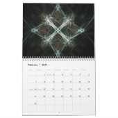 Mural Calendrier des fractales 2011 d'Apophysis (Feb 2027)