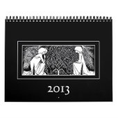 Mural Calendrier des illustrations 2013 de Nouveau d'art (Protection)