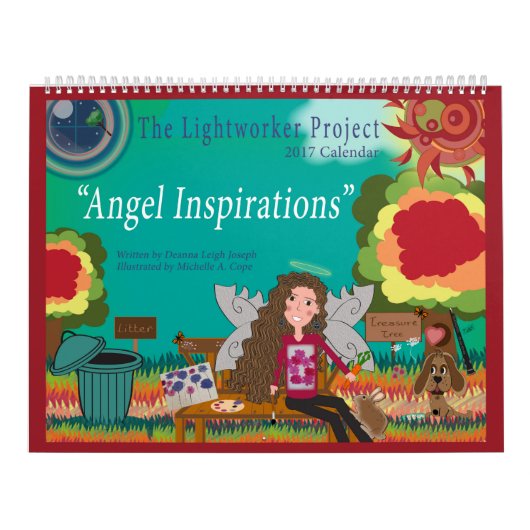 Mural Calendrier des inspirations" 2017 "d'ange (Protection)