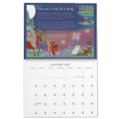 Mural Calendrier des inspirations" 2017 "d'ange (Jan 2027)