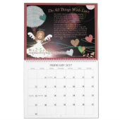 Mural Calendrier des inspirations" 2017 "d'ange (Feb 2027)
