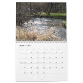 Mural Calendrier des lacs, de l'eau et des scènes tranqu (Mar 2027)