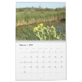 Mural Calendrier des lacs, de l'eau et des scènes tranqu (Feb 2027)