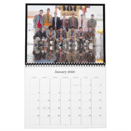 Mural Calendrier des membres 2012 Pointless (Jan 2026)