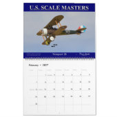 Mural Calendrier des mesureurs d'échelle des États-Unis (Feb 2027)