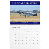 Mural Calendrier des mesureurs d'échelle des États-Unis (Jan 2026)