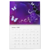 Mural Calendrier des papillons 2013 (Jan 2027)