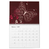 Mural Calendrier des papillons 2013 (Feb 2027)