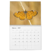 Mural Calendrier des papillons 2018 (Feb 2027)