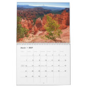 Mural Calendrier des parcs nationaux américains (Mar 2027)