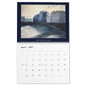 Mural Calendrier des peintures d'aquarelle par Steven (Mar 2027)