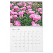 Mural Calendrier des pivoines 2015 (Mar 2026)