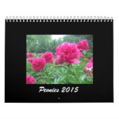 Mural Calendrier des pivoines 2015 (Protection)
